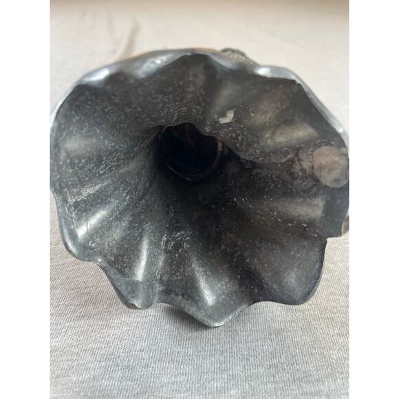 Vintage Pewter Angel Candle Stick Holder Ornate Holiday Christmas Home Decor - Picture 7 of 7